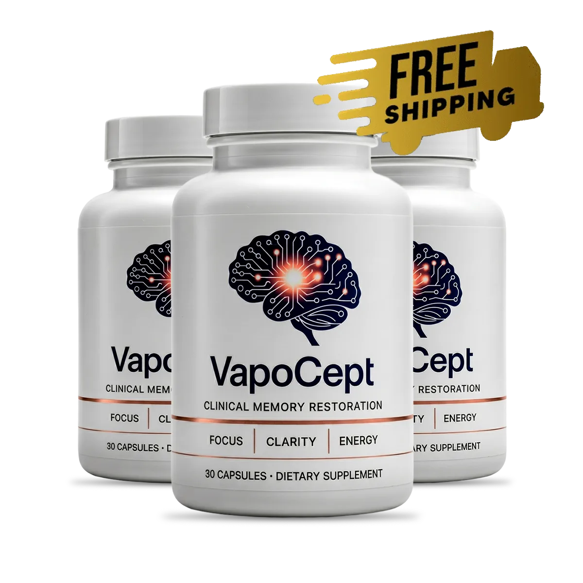 VapoCept Cognitive and Brain Wellness Supplement Bottle